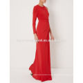 Red One-sleeved Gown Dress Manufacture Wholesale Fashion Women Apparel (TA4070D)